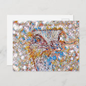 AnimalMix_Bird_042 Briefkaart (Voorkant / Achterkant)