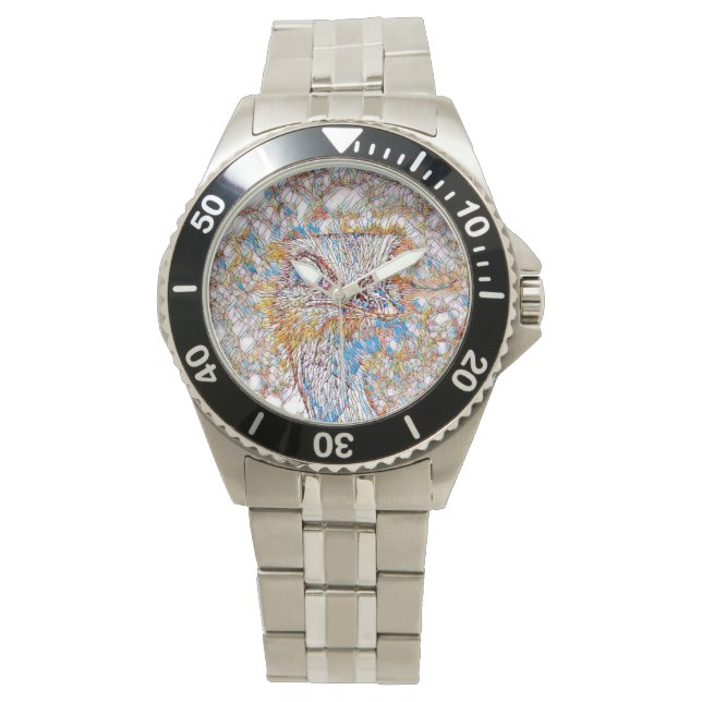 AnimalMix_Bird_042 Horloge (Voorkant)