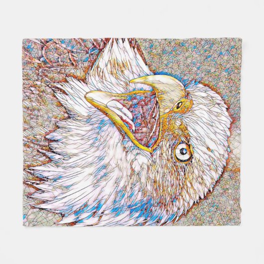 AnimalMix_Bird_043 Fleece Deken (Voorkant (Horizontaal))