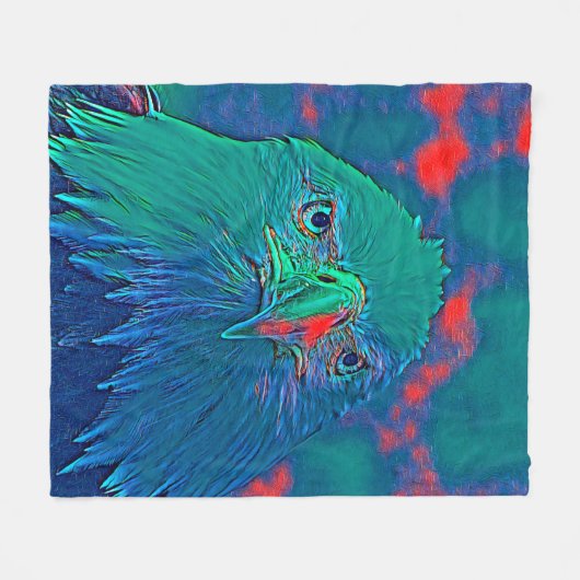 AnimalMix_Bird_048 Fleece Deken (Voorkant (Horizontaal))