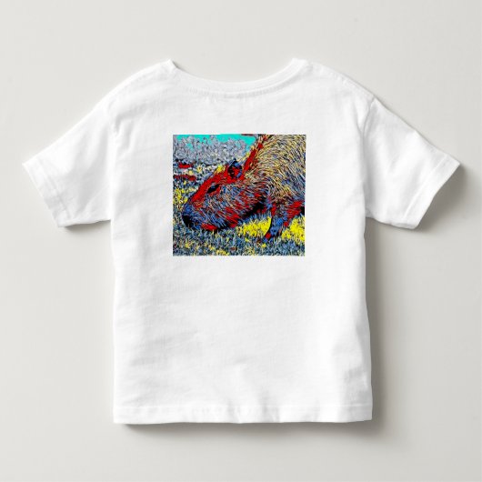 AnimalMix_Capybara_004 Kinder Shirts (Achterkant)