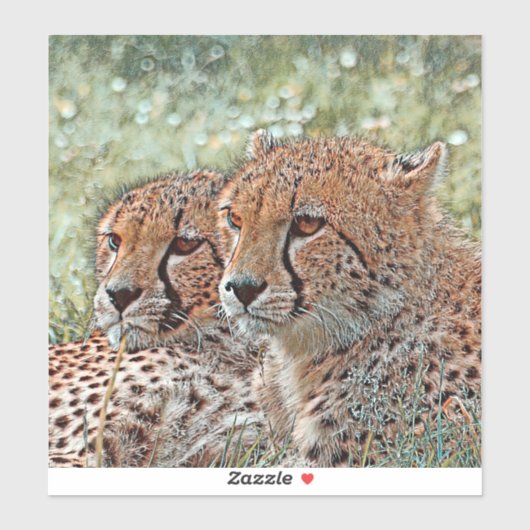 AnimalMix_Cheetah_031 Sticker (Vel)