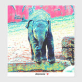 AnimalMix_Elephant_002 Sticker (Vel)