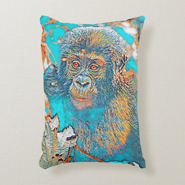 AnimalMix_Gorilla_002 Accent Kussen (Voorkant(Verticaal))