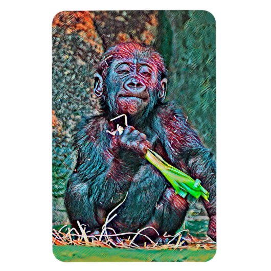 AnimalMix_Gorilla_004 Magneet (Verticaal)