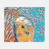 AnimalMix_Hamster_001 Fleece Deken (Voorkant (Horizontaal))