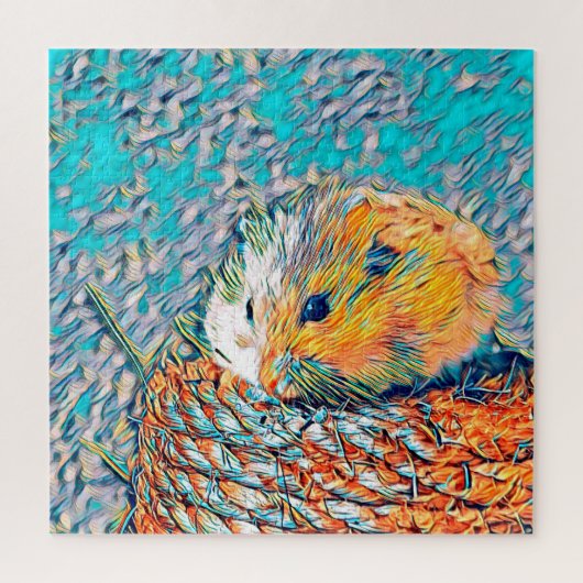 AnimalMix_Hamster_001 Legpuzzel (Verticaal)