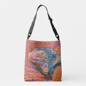 AnimalMix_Iguana_004 Crossbody Tas (Achterkant)