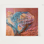 AnimalMix_Iguana_004 Wandkleed (Voorkant (horizontaal))