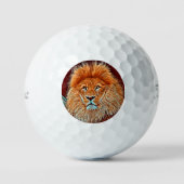 AnimalMix_Leeuw_009 Golfballen (Voorkant)