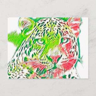 AnimalMix_Leopard_005 Briefkaart
