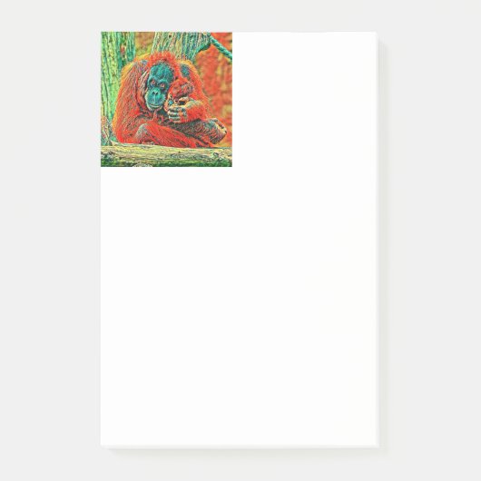 AnimalMix_OrangUtan_008 Post-it® Notes (Voorkant)