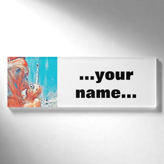 AnimalMix_OrangUtan_010 Naambadge (Voorkant)