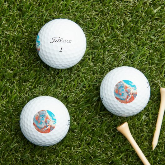 AnimalMix_OrangUtan_011 Golfballen (Insitu Gras)