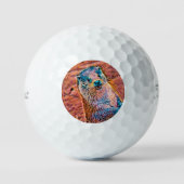 AnimalMix_Otter_002 Golfballen (Voorkant)