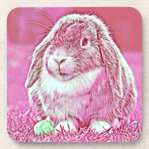 AnimalMix_Rabbit_002 Bier Onderzetter