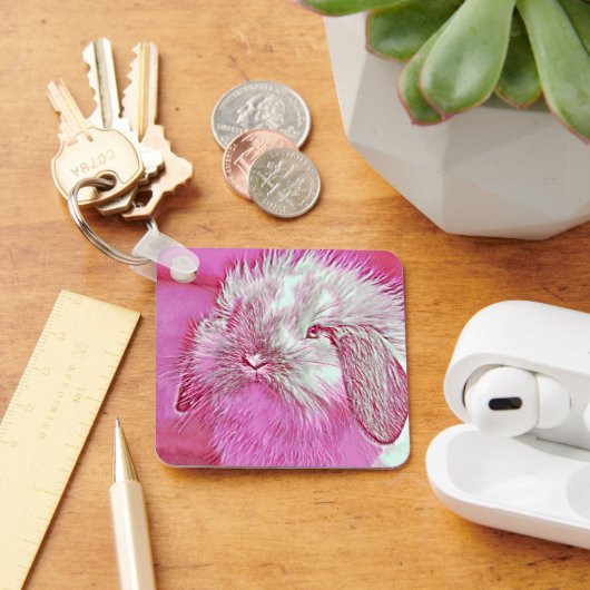 AnimalMix_Rabbit_008 Sleutelhanger (Bureau)