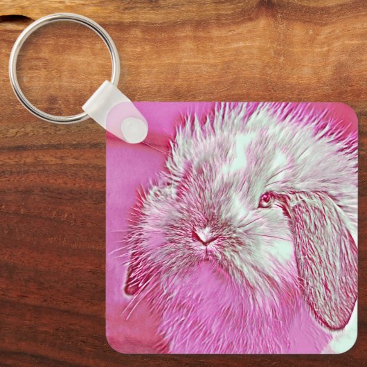 AnimalMix_Rabbit_008 Sleutelhanger (Voorkant)