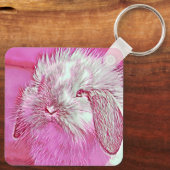 AnimalMix_Rabbit_008 Sleutelhanger (Achterkant)