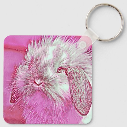 AnimalMix_Rabbit_008 Sleutelhanger (Achterkant)