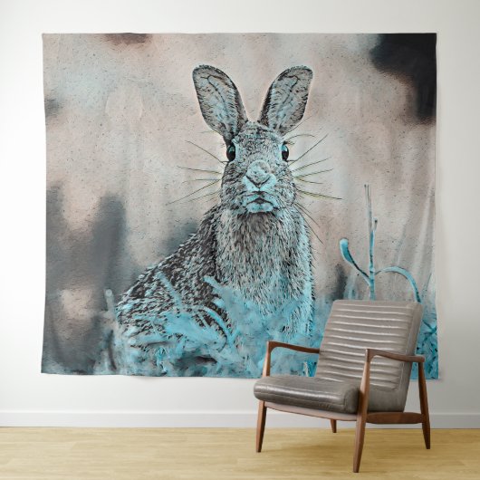 AnimalMix_Rabbit_024 Wandkleed (In Situ (horizontaal))