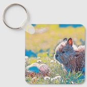 AnimalMix_Rabbit_037 Sleutelhanger (Voorkant)