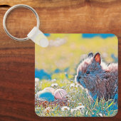 AnimalMix_Rabbit_037 Sleutelhanger (Voorkant)