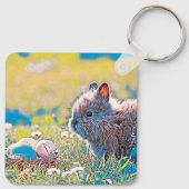 AnimalMix_Rabbit_037 Sleutelhanger (Achterkant)