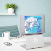 AnimalMix_Rabbit_07 Sticker (Laptop op bureau)