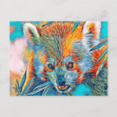 AnimalMix_RedPanda_001 Briefkaart (Voorkant)