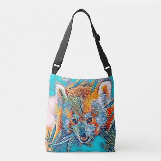 AnimalMix_RedPanda_001 Crossbody Tas (Voorkant)