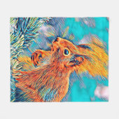 AnimalMix_Squirrel_001 Fleece Deken (Voorkant (Horizontaal))