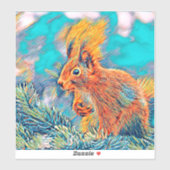 AnimalMix_Squirrel_001 Sticker (Vel)