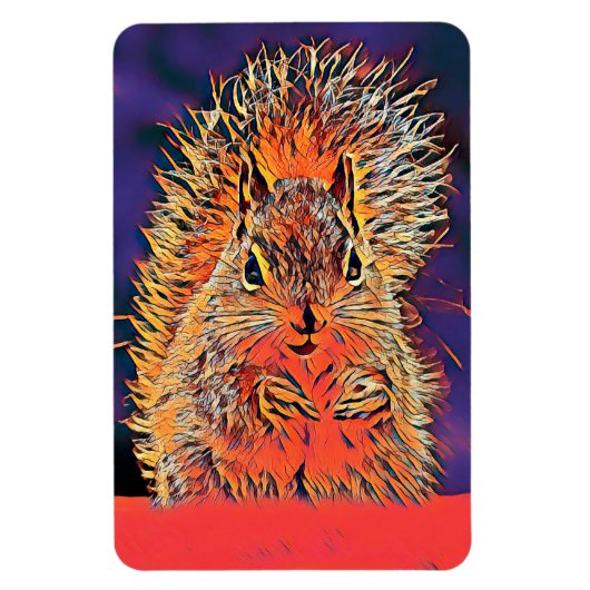 AnimalMix_Squirrel_009 Magneet (Verticaal)