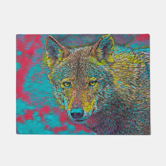 AnimalMix_Wolf_013 Deurmat (Voorkant)