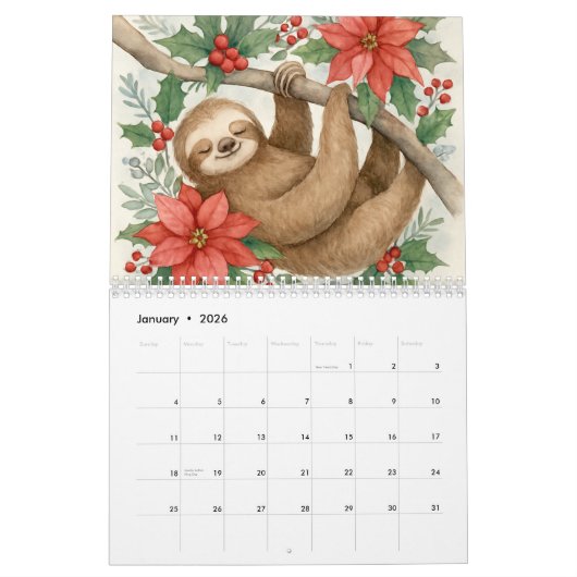 Animals and Florals Kalender (Jan 2026)