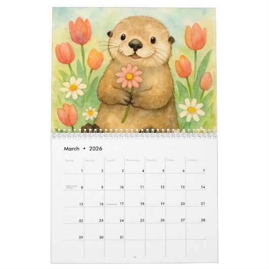 Animals and Florals Kalender (Mar 2026)