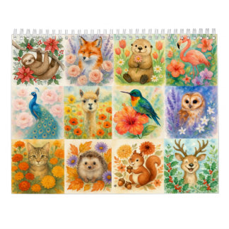 Animals and Florals Kalender
