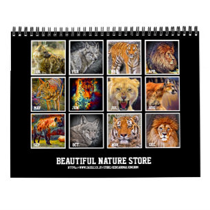 Animals Art Calendar (Type-D) カ ン ダ ー Kalender