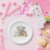 Animals Baby shower Paper Bord (Feest)