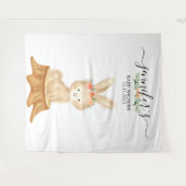 Animals bunny rabbit Family wildlife baby backdrop Wandkleed (Voorkant (horizontaal))