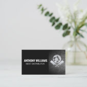 Animals Butcher Knife Chef Logo Visitekaartje (Staand voorkant)