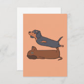 Animals Canvas|Dog mama| Dog Mam gift RSVP Kaartje (Voorkant / Achterkant)