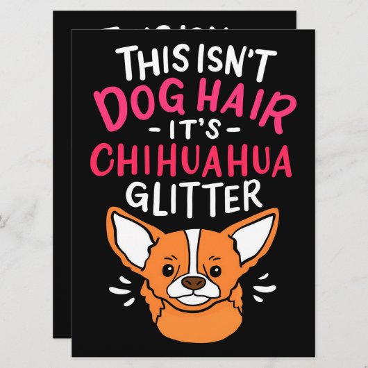 Animals Canvas Wall Art Chihuahua Dog (Voorkant / Achterkant)