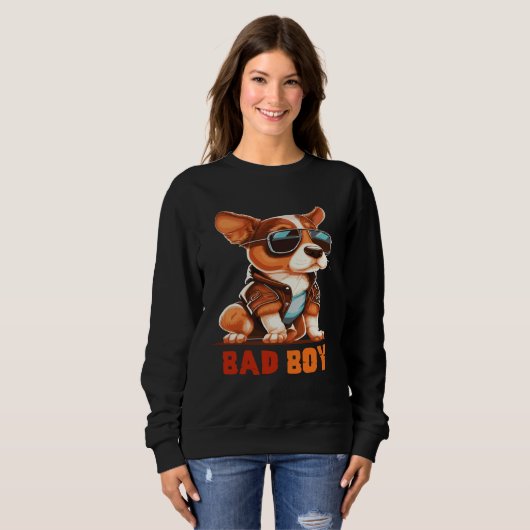 Animals Dog Cat Owl Fox Cute Trui (Voorkant volledig)