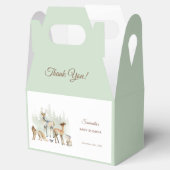 Animals Forest Woodland Baby shower Bedankdoosjes (Geopend)