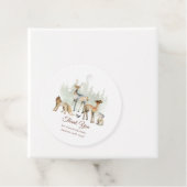 Animals Forest Woodland Baby shower Bedankjes Labels (In situ)