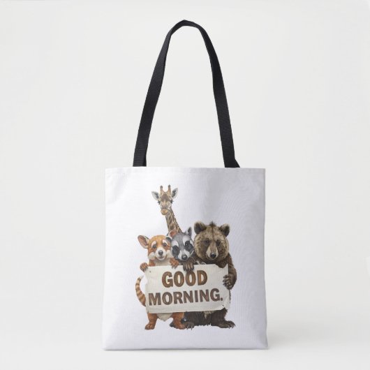 Animals, Good Morning, Tote Bag (Voorkant)