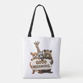Animals, Good Morning, Tote Bag (Achterkant)