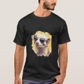 Animals Graphic  Ferret Wearing Sunglasses 2 T-shirt (Voorkant)